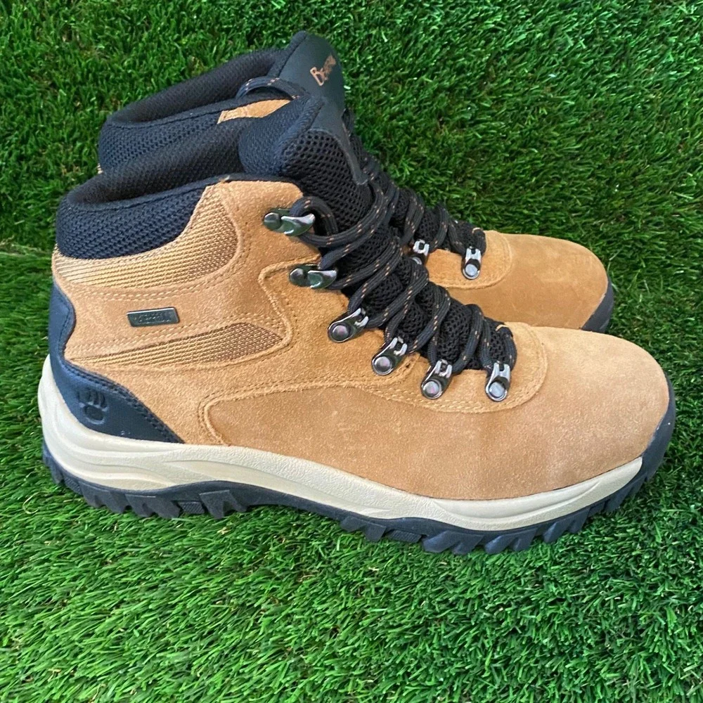 Bearpaw Men's Switchback Mid Waterproof Hiking Boots Brown Size 8‎
